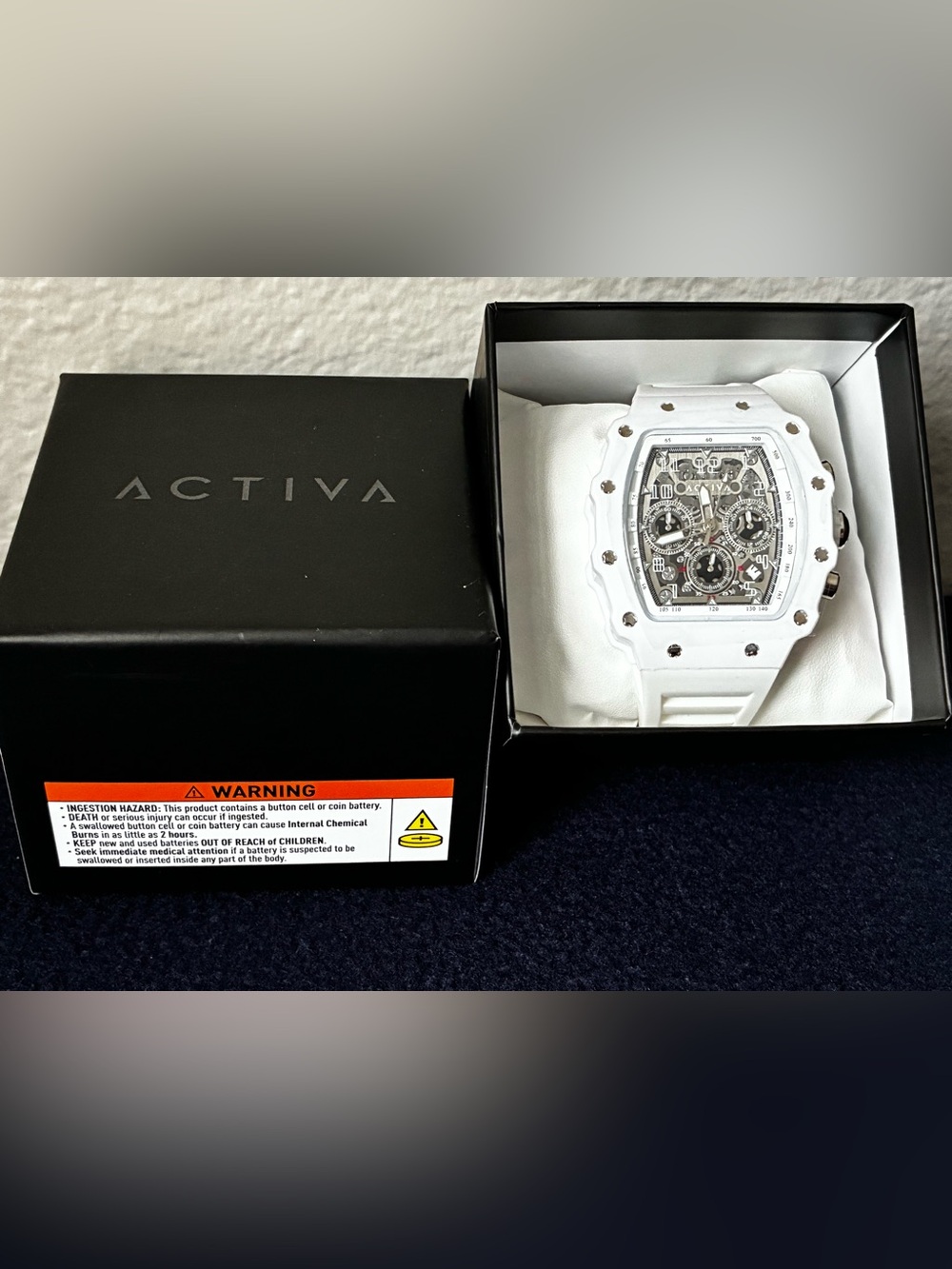 Activa by invicta White Skeleton